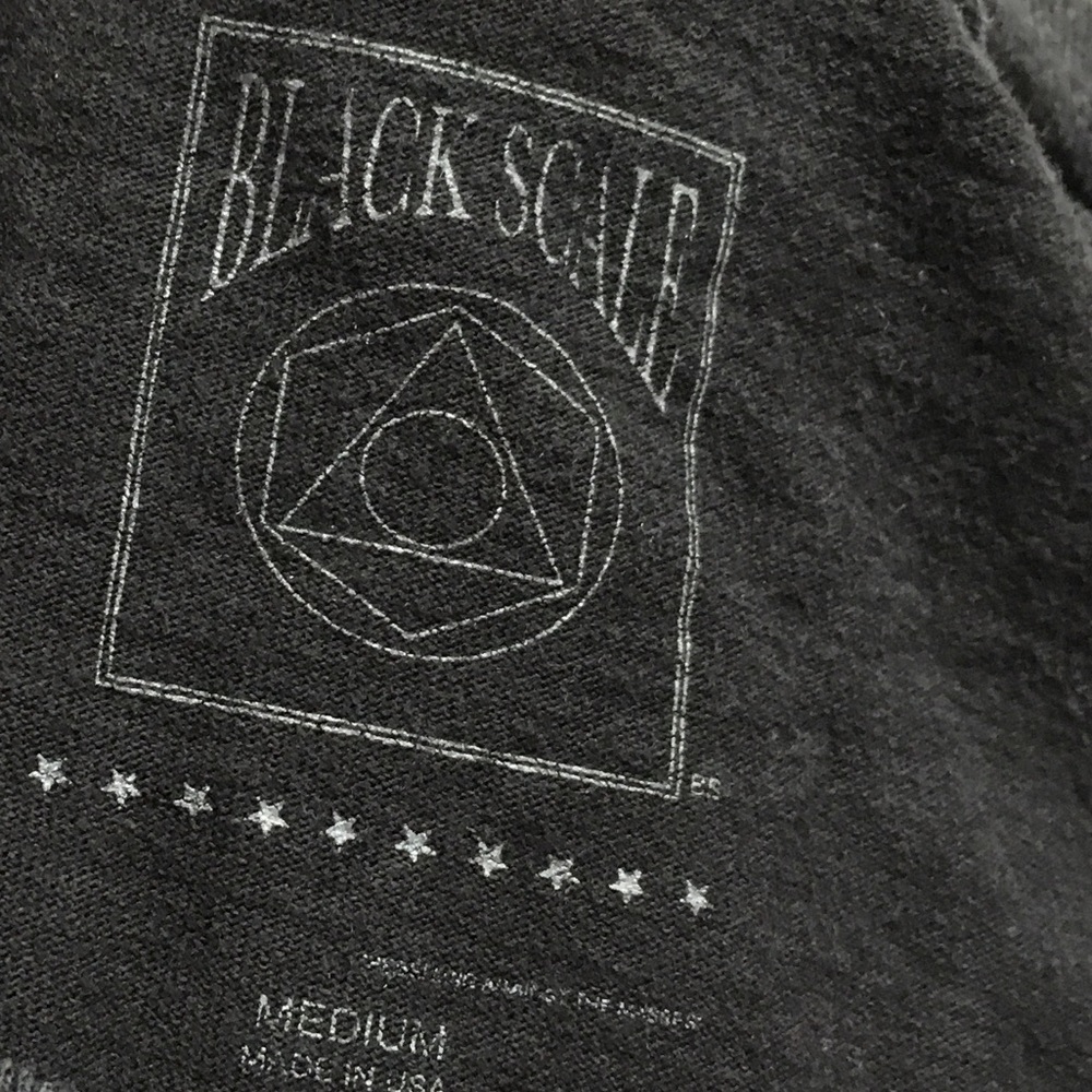 MEN'S BLACK SCALE SHIRT GOAT HEAD MEDIUM - Picture 4 of 5